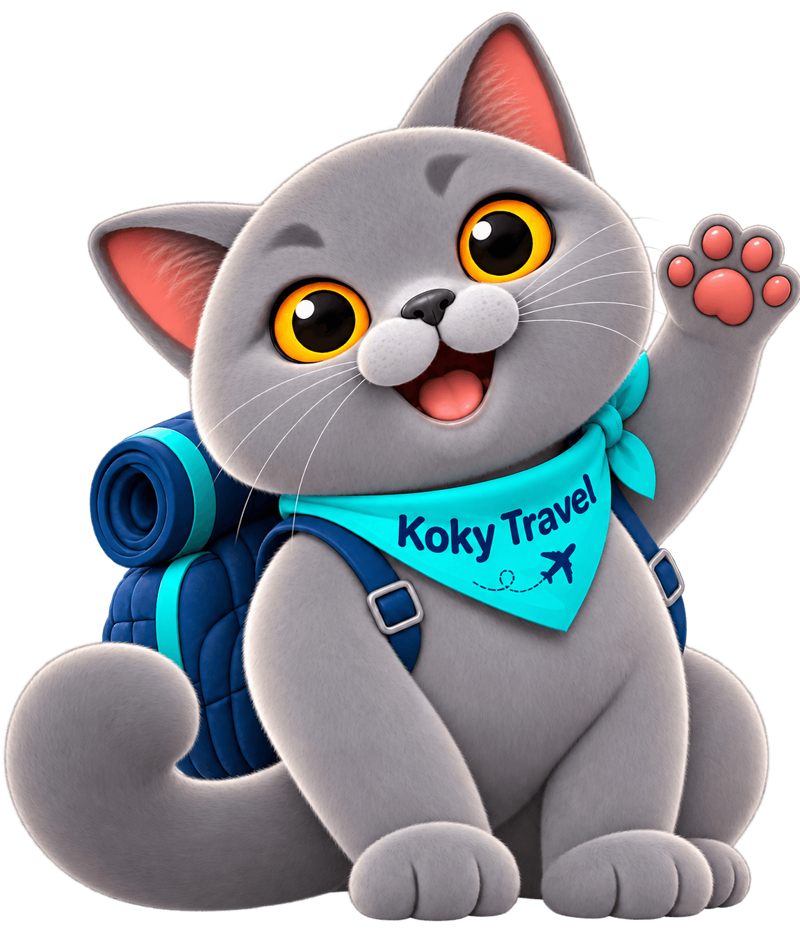 Koky, la mascota de Koky Travel